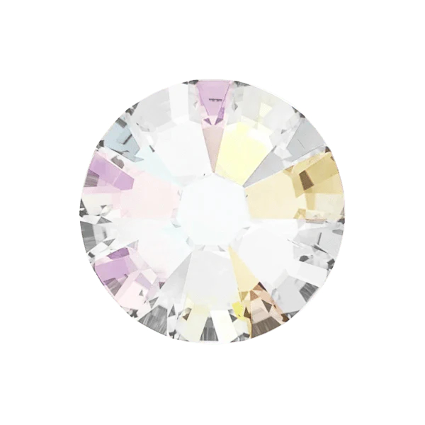 Hammaskorun kiinnitys ja hammaskoru Swarovski Crystal AB (1.8mm)