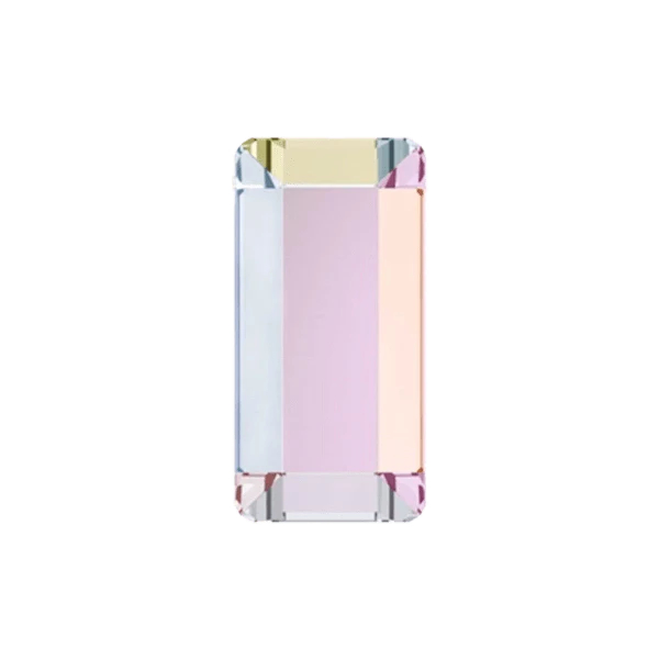Hammaskorun kiinnitys ja hammaskoru Swarovski Baguette Crystal AB
