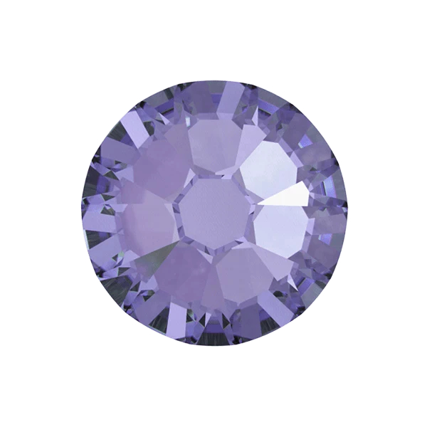 Hammaskorun kiinnitys ja hammaskoru Swarovski Tanzanite (1.8mm)